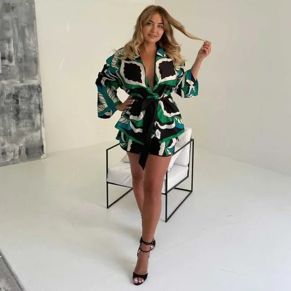 Zara Printed Shorts Sz XS NWT - Picture 14 of 16